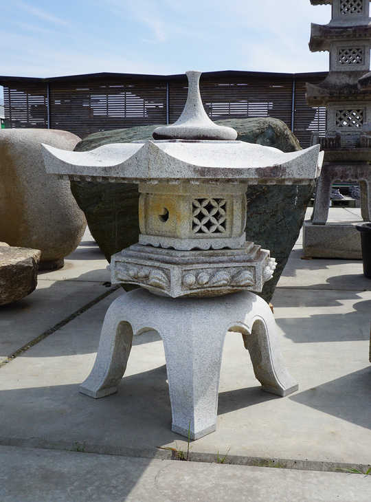 Buy Kaku Yukimi Gata Ishidoro, Japanese Stone Lantern for sale - YO01010317