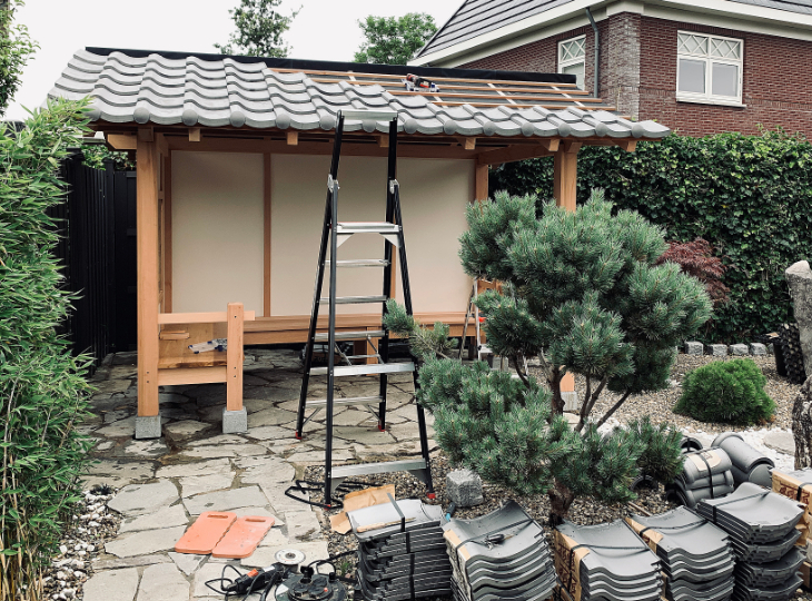 japanese garden shelter